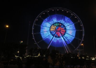 FERRIS WHEEL IN THE GLOBAL VILLAGE DUBAI